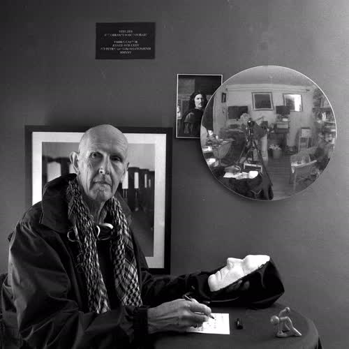 <body>
 <p>
  This series,<i> Self-portrait, after Poussin</i> explores how we see ourselves over time. The plaster mask is a self-portrait made years ago: it represents the past self, fixed and unchanging. The round glass lens stands for photography and the present moment, always shifting with light. The mirror shows that identity is never just individual but always in relation to others.
 </p>
 <p>
In the 1649 painting, Poussin included statuary and a ring referencing Stoic philosophy. Stoicism taught that life is shaped by time, change, and the need to accept what is beyond our control. Poussin used these icons to show himself not only as an artist, but also as someone seeking wisdom in a changing world.
 </p>
 <p>
In today’s age, these ideas still feel relevant. The plaster mask recalls memory and permanence, but the lens and mirror suggest the constant flux of the present and our ties to others. Like the Stoics, the project reflects on how we live with change and find steadiness in self-understanding. Philosopher Paul Ricoeur’s writings on identity deepen this reflection: we are at once the same person over time and always becoming someone new.
 </p>
</body>
 Images Copyright Aldobranti® ©2008-'2025. All rights reserved.